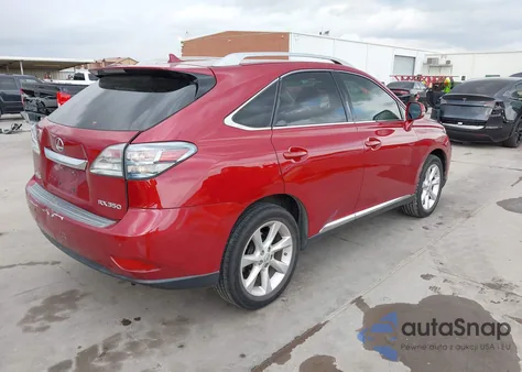2010 Lexus Rx 350 z USA, uszkodzony, nr VIN 2T2ZK1BA2AC022579